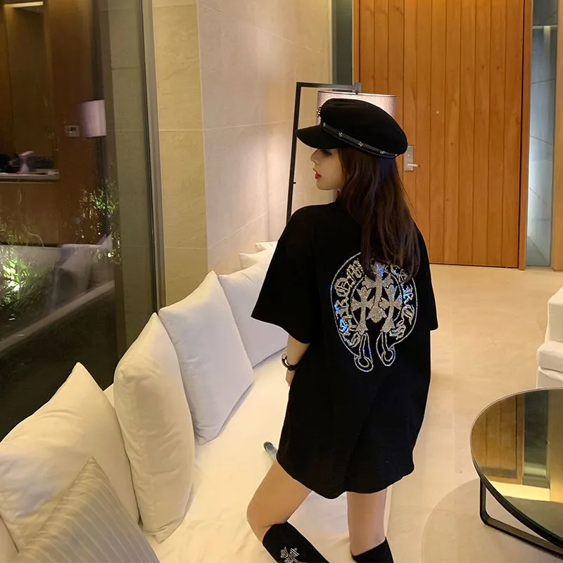 NO.1人気 大人気 カジュアル 2色選べる プリント オーバーサイズ 通気性 Ｔシャツ