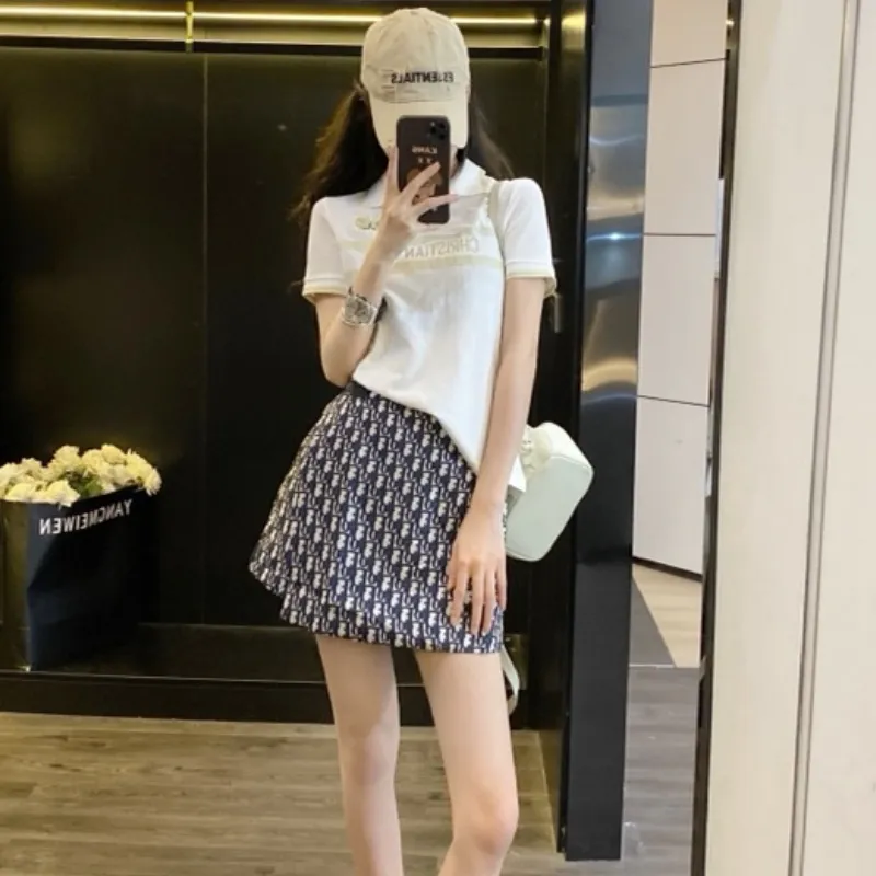 『S-L』単品注文 元気いっぱい カジュアル スタイリッシュ 快適 フィット感  シンプル Ｔシャツ スカート