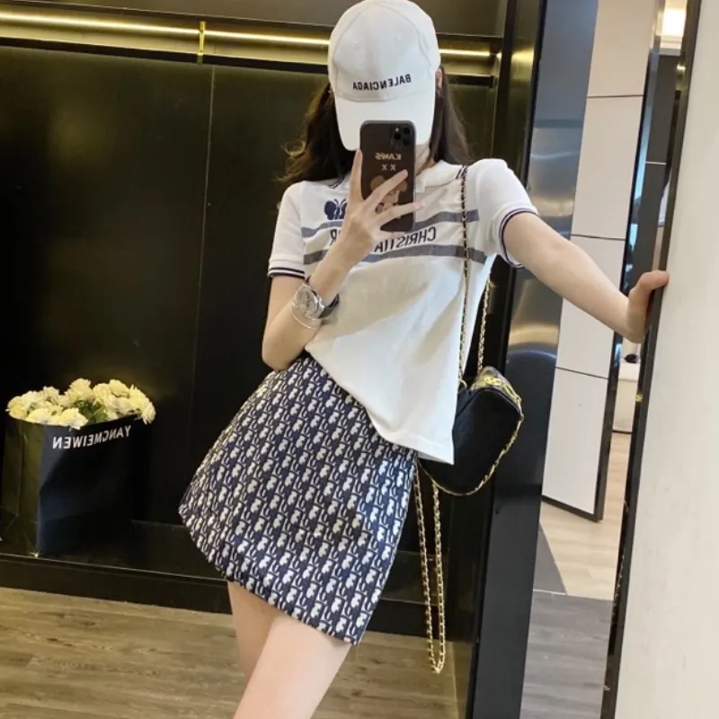 『S-L』単品注文 元気いっぱい カジュアル スタイリッシュ 快適 フィット感  シンプル Ｔシャツ スカート