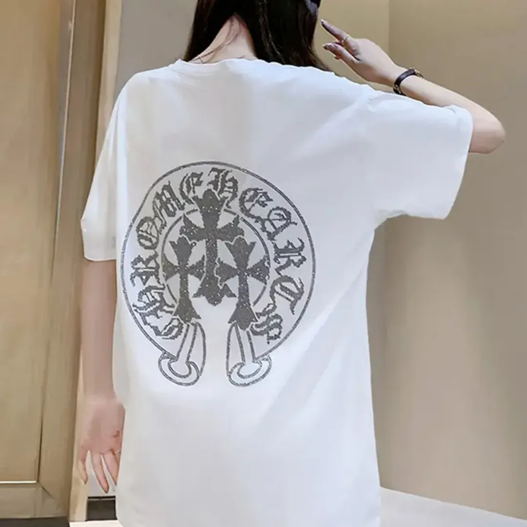 NO.1人気 大人気 カジュアル 2色選べる プリント オーバーサイズ 通気性 Ｔシャツ