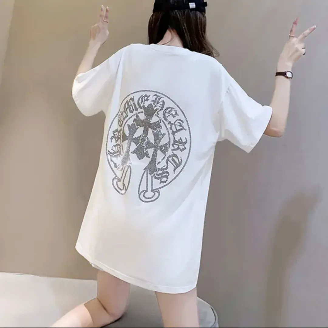 NO.1人気 大人気 カジュアル 2色選べる プリント オーバーサイズ 通気性 Ｔシャツ