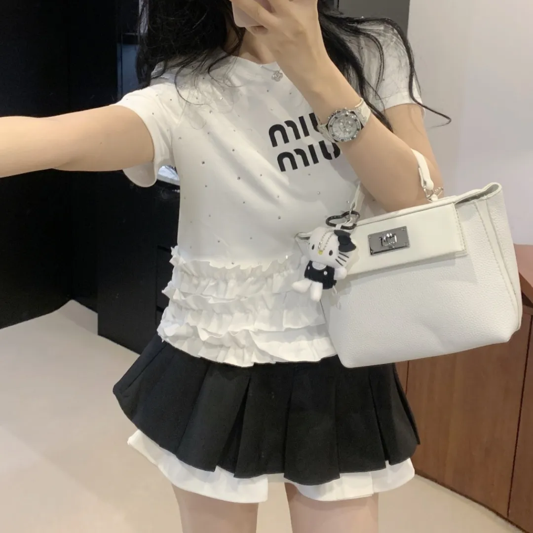 『S-L』新作 スパンコール 好感度UP 最愛の一着 レース 甘い 可愛い 半袖
