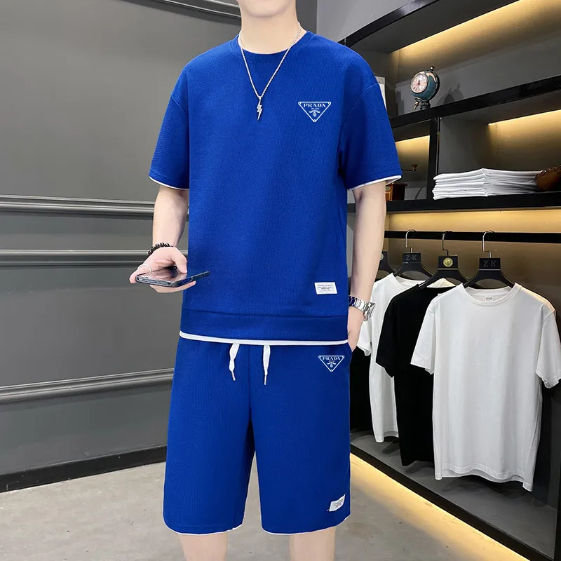 『S-3XL』着回し力抜群 気質いい ファッション 快適 軽量 通気性 クール カジュアル セット