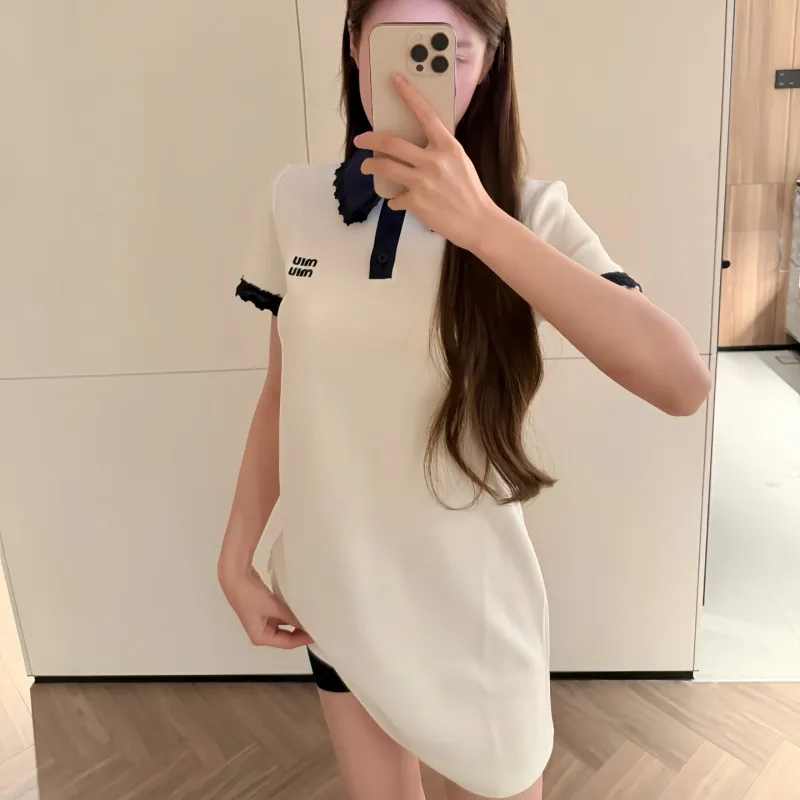 『S-L』元気いっぱい 可愛いデザイン スウィート ファッション 高品質 着瘦せ ワンピース