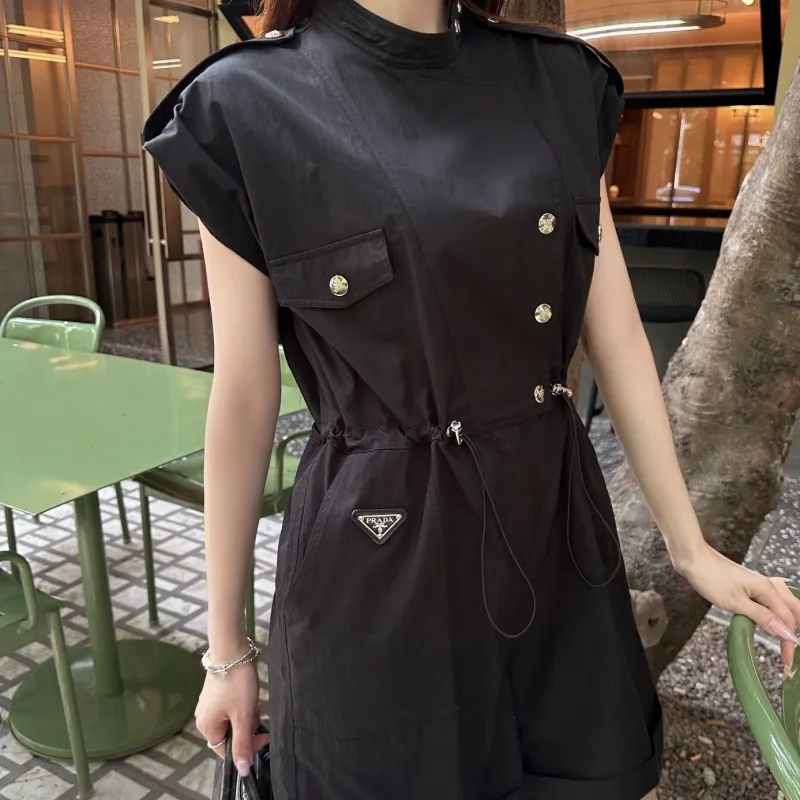 『S-L』元気いっぱい 好感度UP カジュアルトレンドワークスタイル ジャンプスーツ