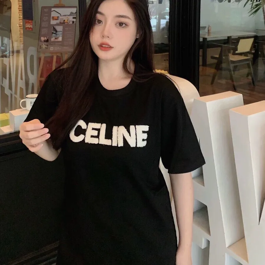 『S-L』クラシック シンプル コーデしやすい 綿100%生地 快適 定番ロゴレター タオル刺繍 Tシャツ