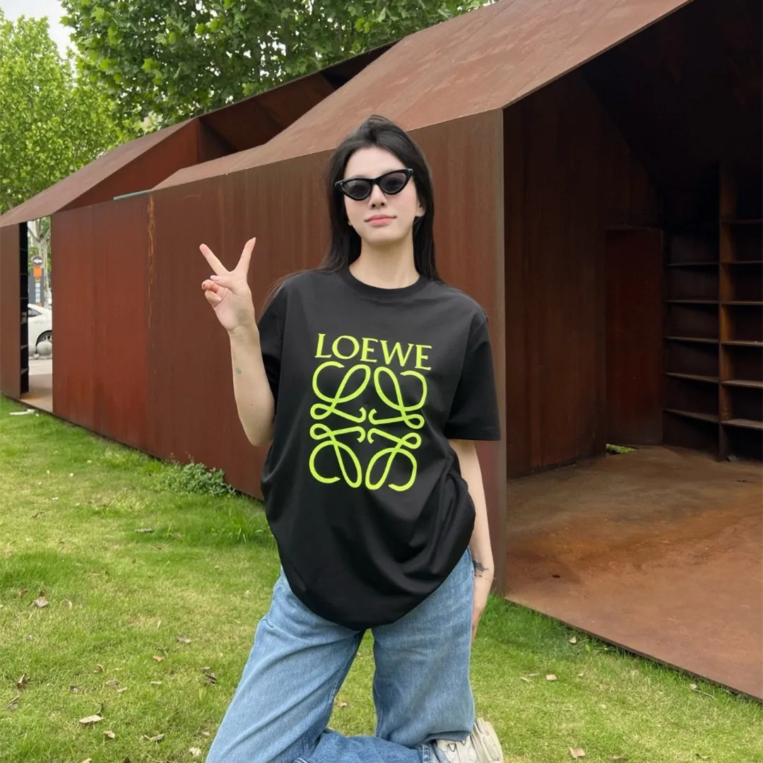 『S-4XL』綿100% 通気性 ストレッチ クラシック ロゴ プリント クルーネック 半袖 Tシャツ
