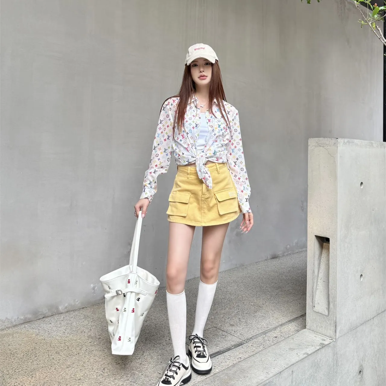 『S-L』新作 優しい雰囲気 着回し最強 人気爆発中 シースルー 日常通勤 柔らか質感 おしゃれ プリント シャツ