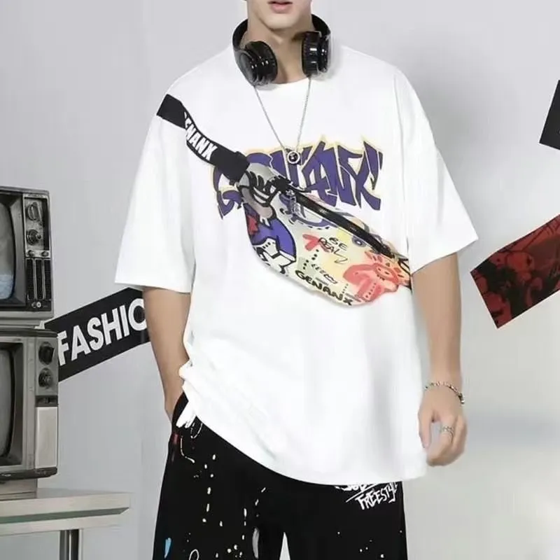 『S-3XL』Tシャツ ポケット付き  高品質 合わせやすい 着回し力抜群 カッコイイ配色 Ｔシャツ