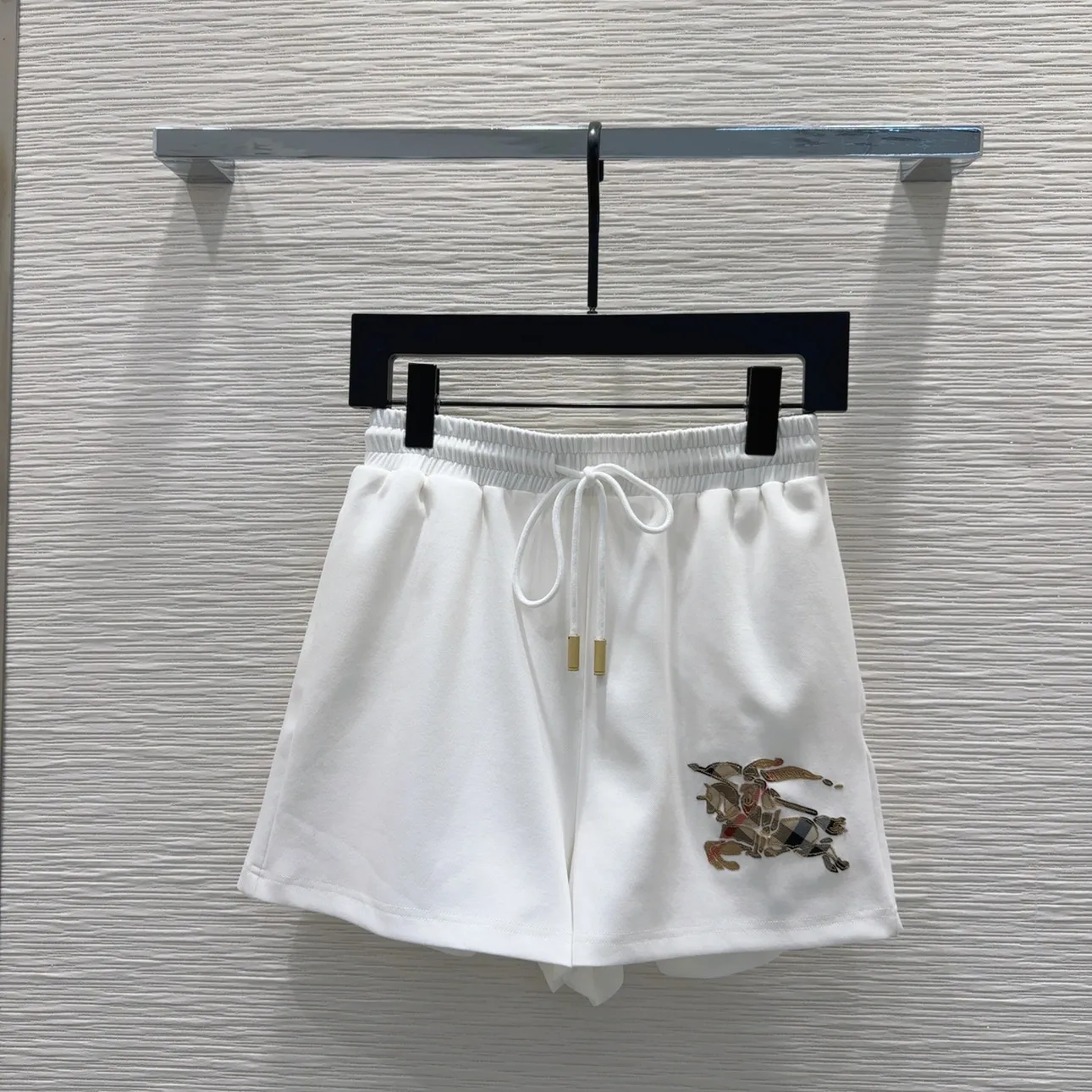『S-L』おしゃれ 夏 涼しい スポーティ アップリケ 刺繍 装飾 カジュアル 上品 ポロシャツ ショーツ セットアップ