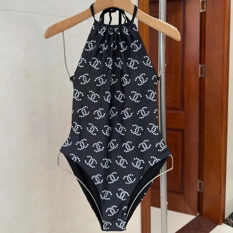 【S-XL】新作 ヨーロッパとアメリカの印刷 セクシーなバックレス ファッション ワンピース水着