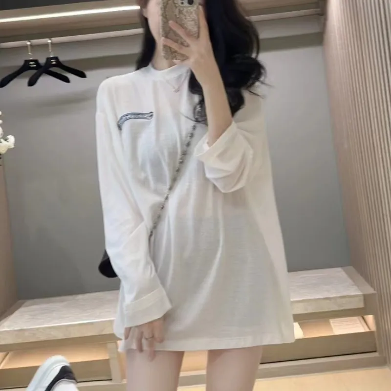 『S-L』元気いっぱい 氷の感覚 日焼け止め 涼しさ 長袖Tシャツ