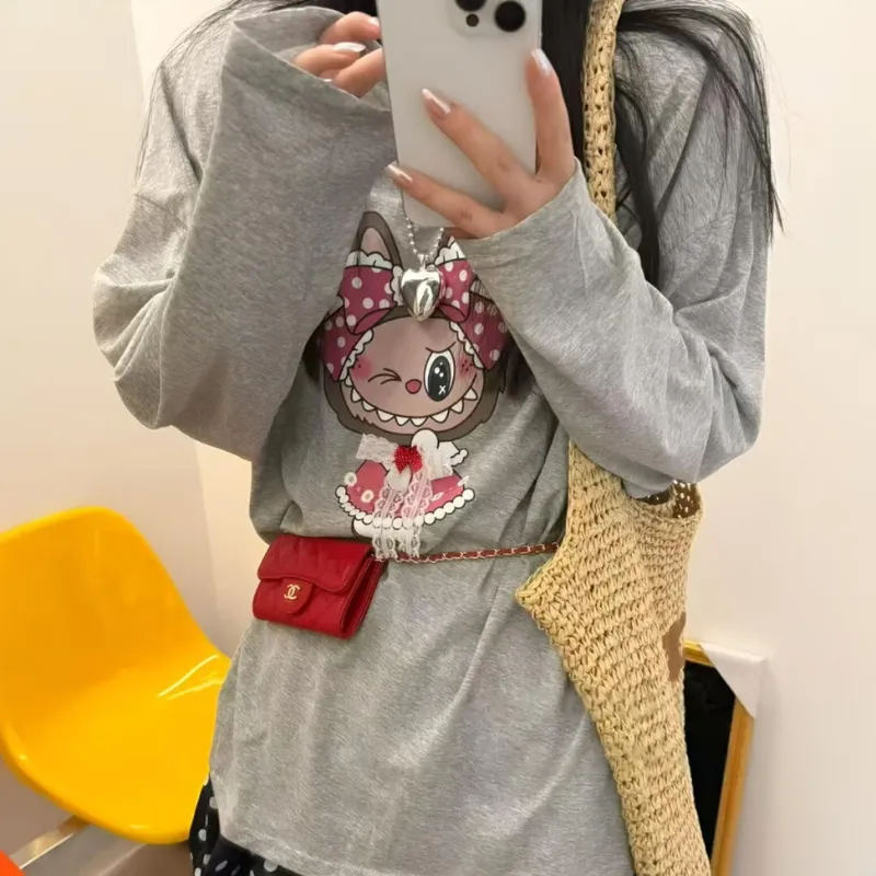 『フリーサイズ』超人気商品 合わせやすい カジュアル 可愛い ノームコア Ｔシャツ