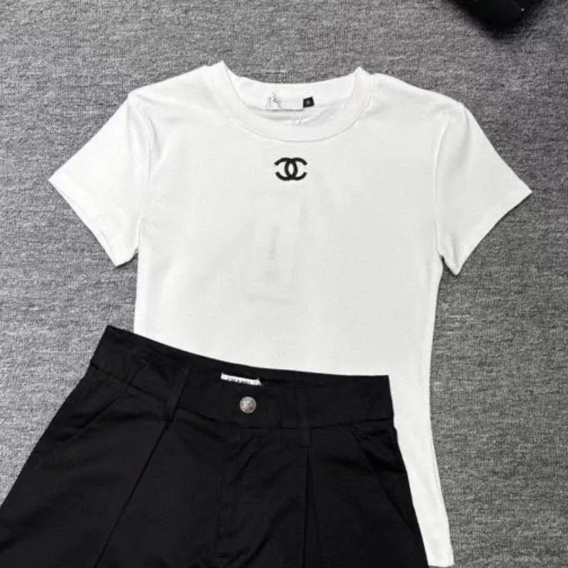 『S-L』絶対流行 人気上昇中 高品質 ファッション セクシー フリル Ｔシャツ/タンクトップ/ショートパンツ