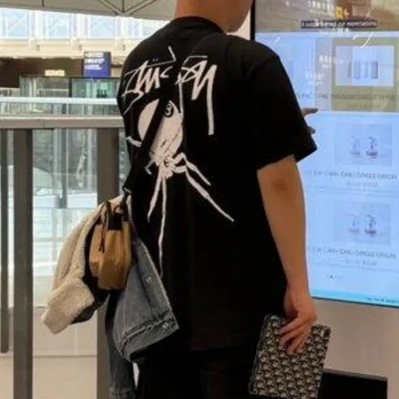 『S-4XL』大注目 クモのプリント ファッションダーリン Tシャツ